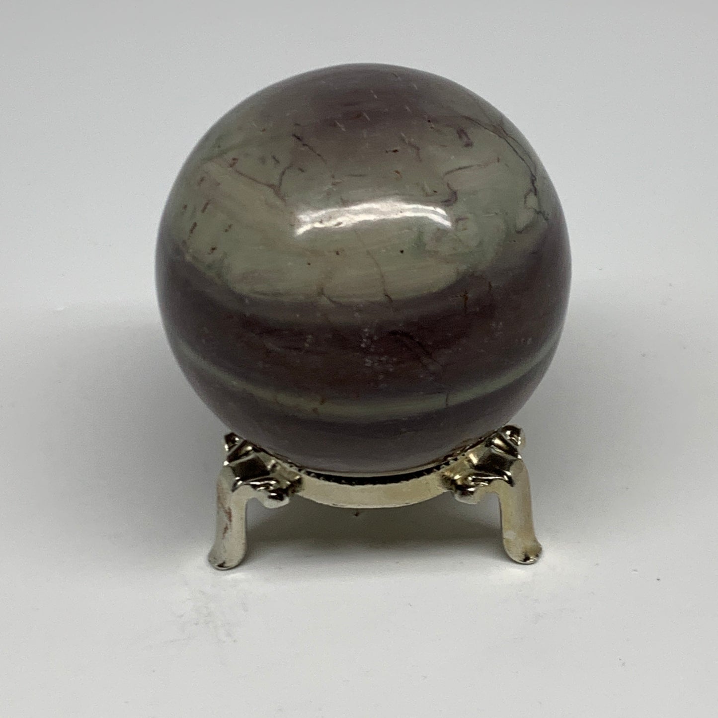 0.825 lbs, 2.5"(63mm) Red Jasper Sphere Gemstone,Healing Crystal, B29812