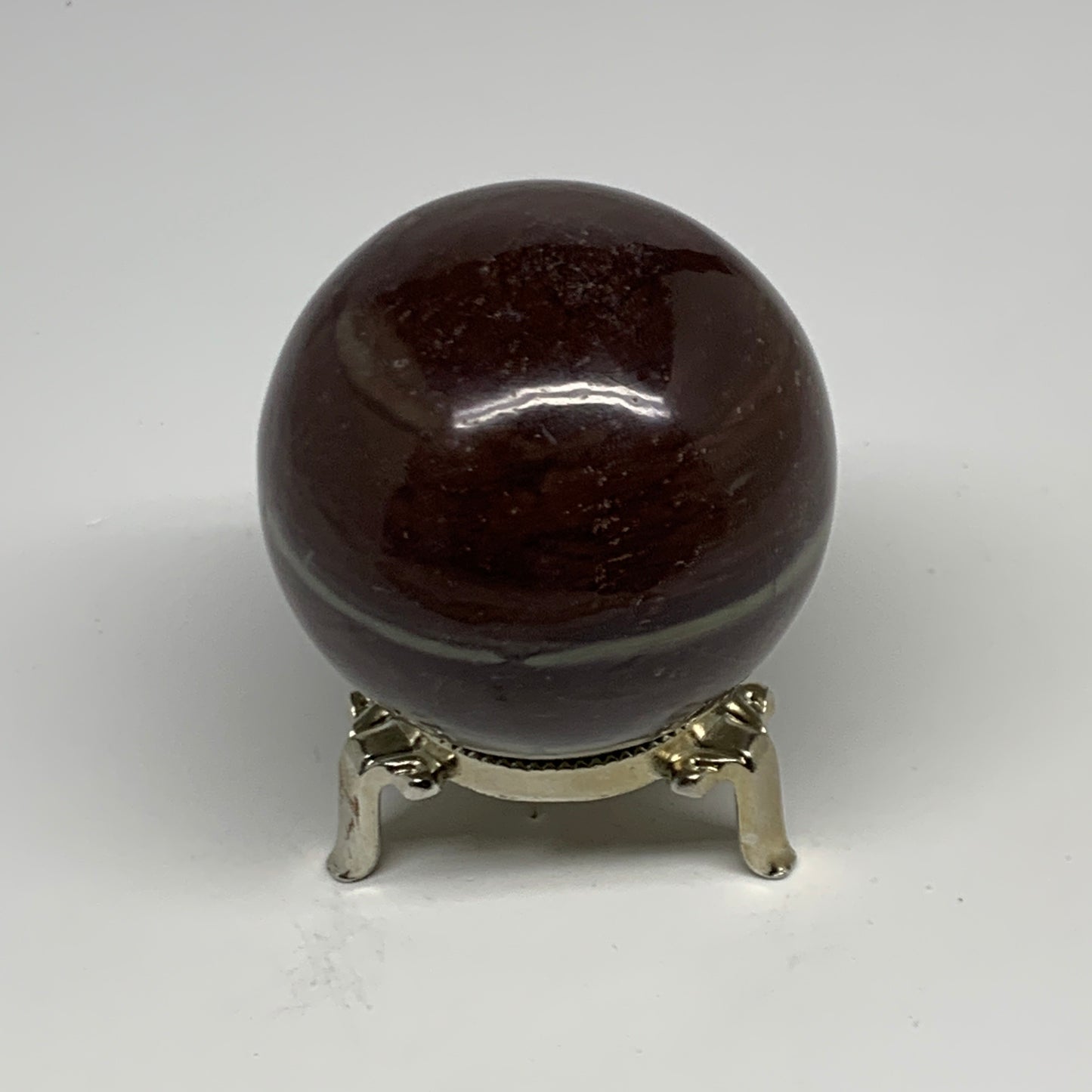 0.825 lbs, 2.5"(63mm) Red Jasper Sphere Gemstone,Healing Crystal, B29812