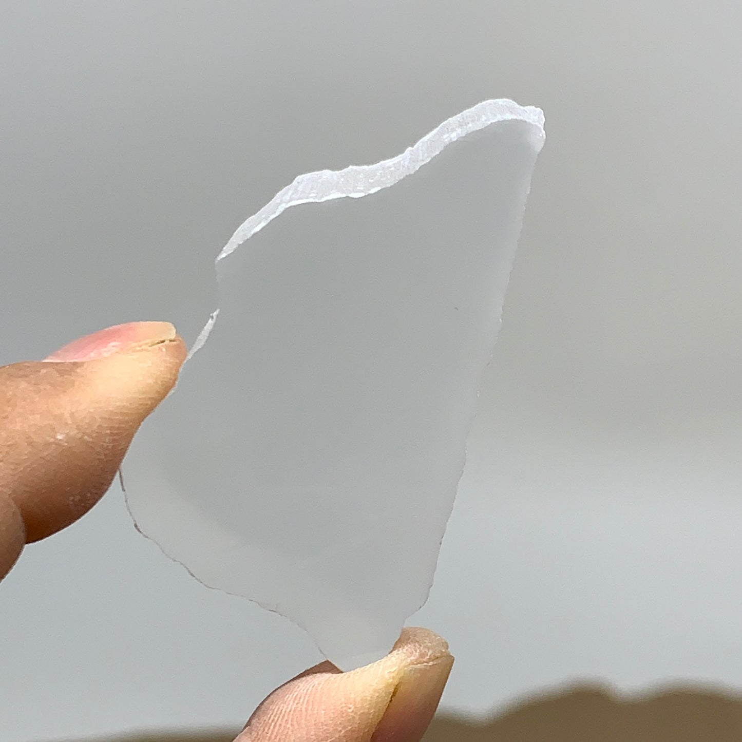 0.47 lbs, 1.4"-2", 5pcs, Natural Clear Selenite Crystal Slab Gemstone, B36937