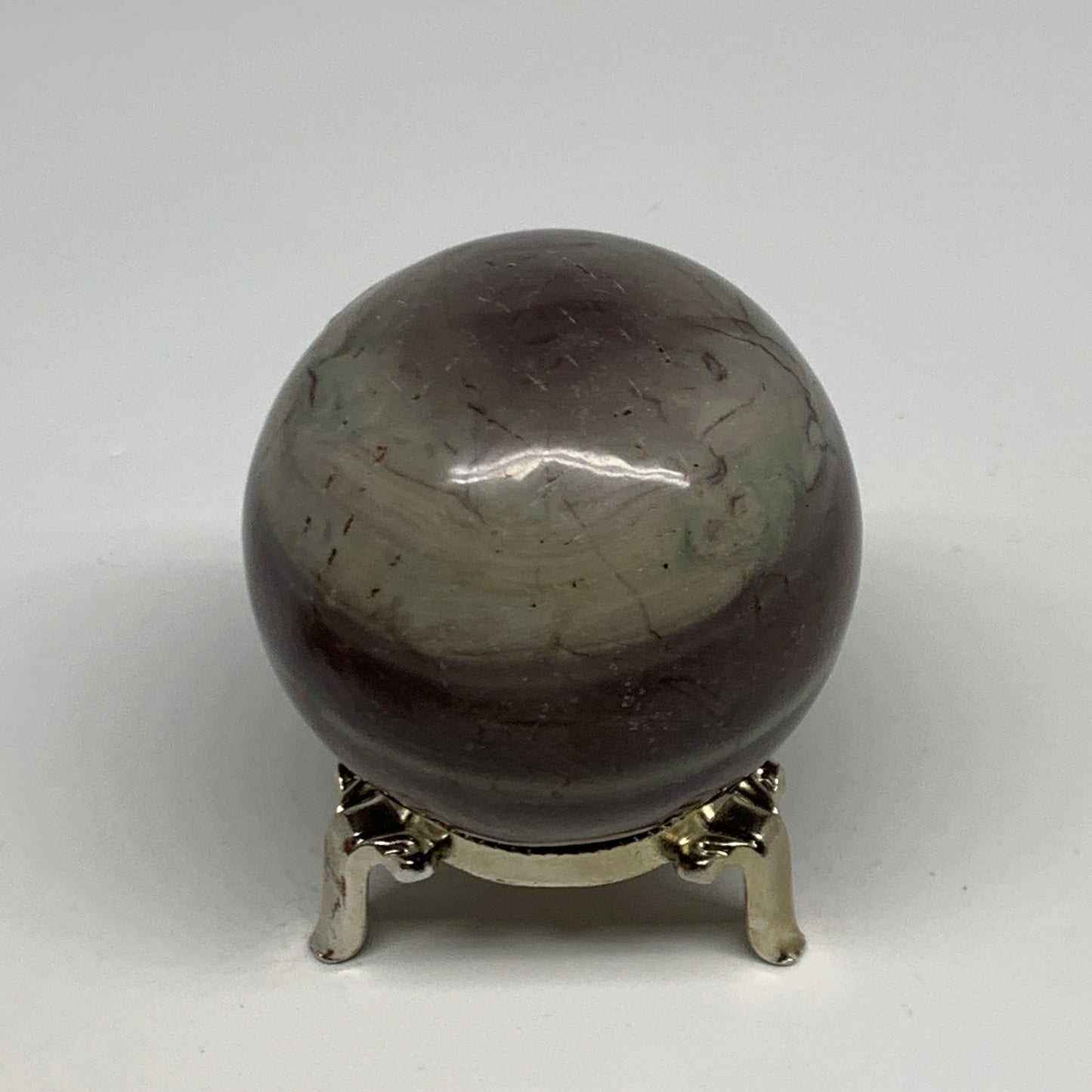 0.825 lbs, 2.5"(63mm) Red Jasper Sphere Gemstone,Healing Crystal, B29812