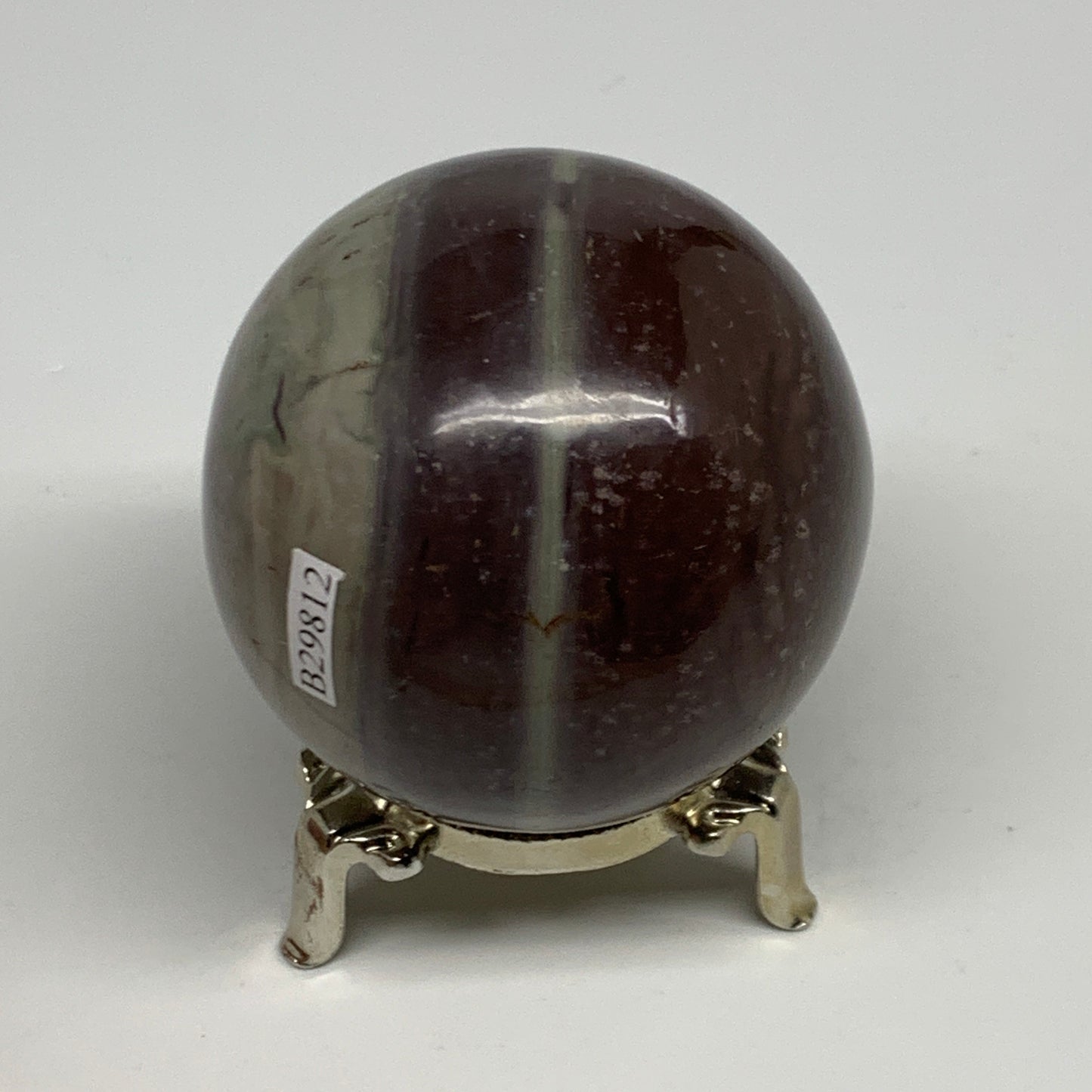 0.825 lbs, 2.5"(63mm) Red Jasper Sphere Gemstone,Healing Crystal, B29812