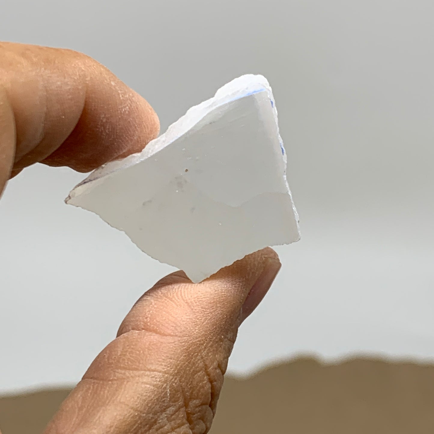 0.47 lbs, 1.4"-2", 5pcs, Natural Clear Selenite Crystal Slab Gemstone, B36937