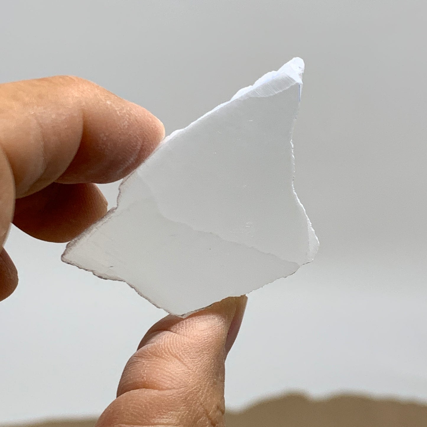 0.47 lbs, 1.4"-2", 5pcs, Natural Clear Selenite Crystal Slab Gemstone, B36937