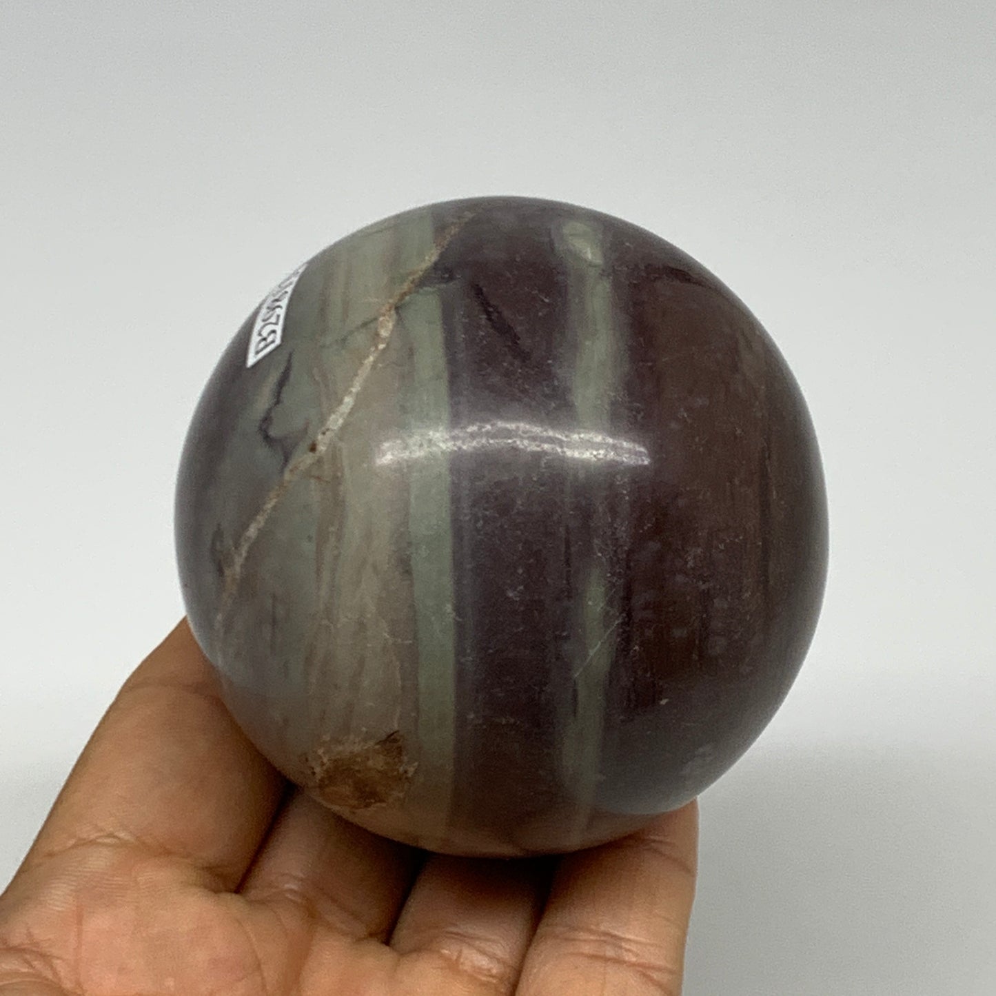 0.99 lbs, 2.7"(68mm) Red Jasper Sphere Gemstone,Healing Crystal, B29813
