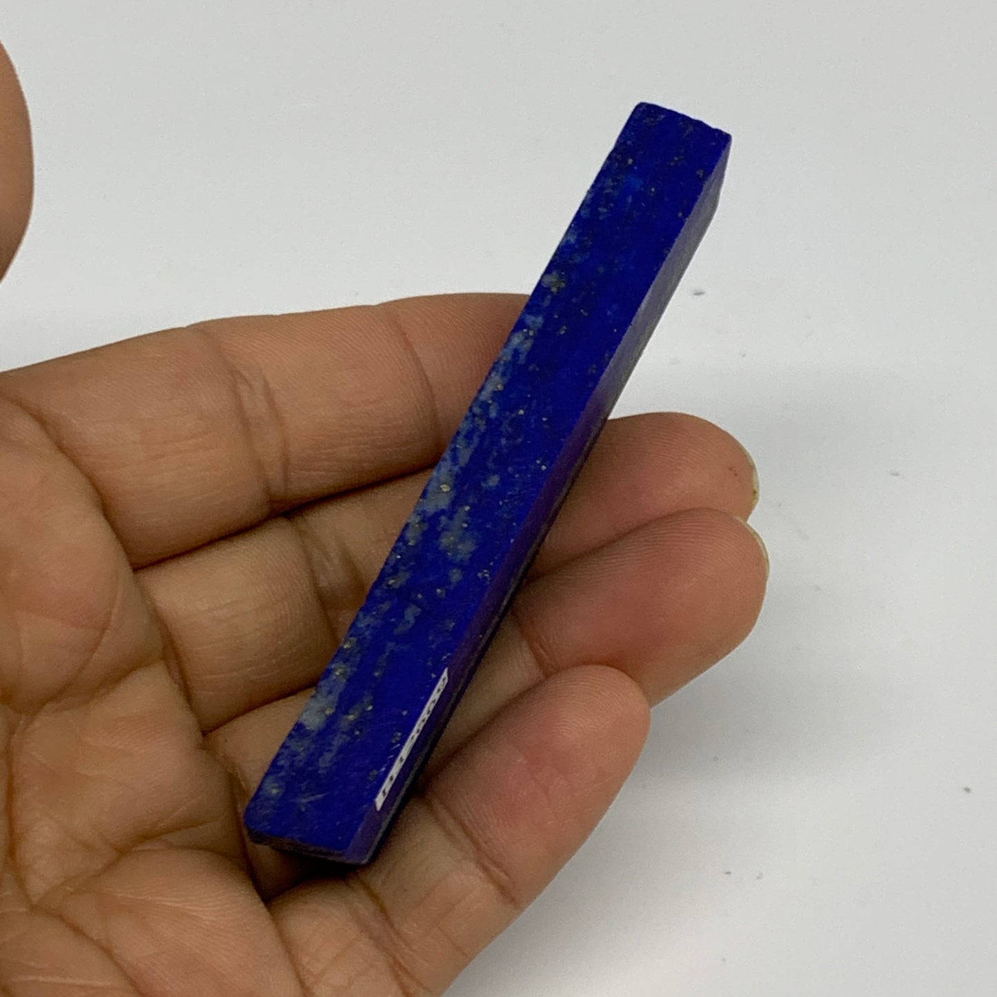 45.4g, 3.1"x0.8"x0.3", High Grade Natural Rough Lapis Lazuli @Afghanistan,B32669