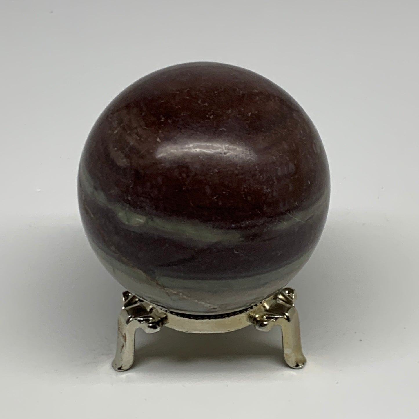 0.99 lbs, 2.7"(68mm) Red Jasper Sphere Gemstone,Healing Crystal, B29813