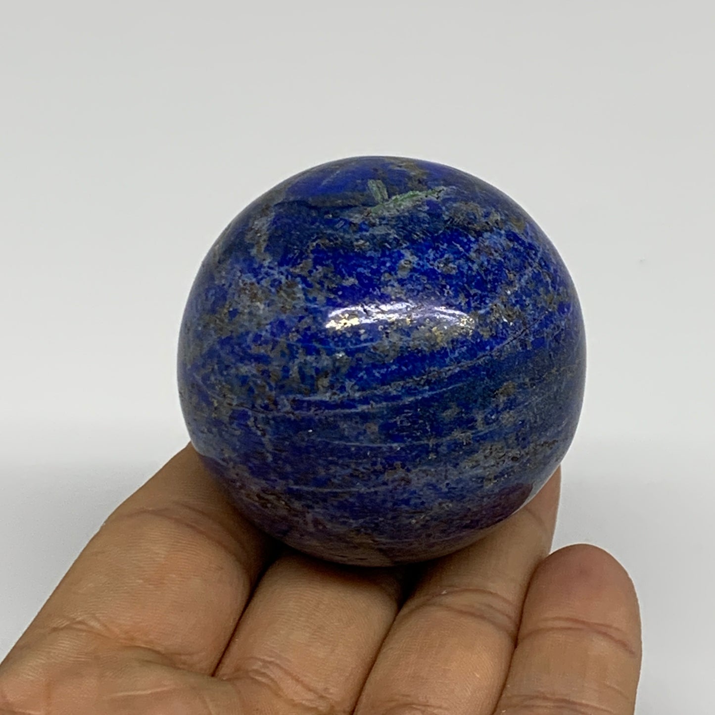 0.41 lbs, 1.9"(49mm), Lapis Lazuli Sphere Ball Gemstone @Afghanistan, B33342