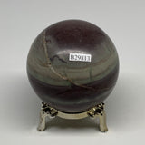 0.99 lbs, 2.7"(68mm) Red Jasper Sphere Gemstone,Healing Crystal, B29813