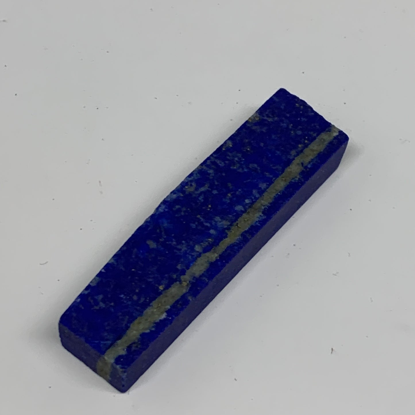 45.4g, 3.1"x0.8"x0.3", High Grade Natural Rough Lapis Lazuli @Afghanistan,B32669
