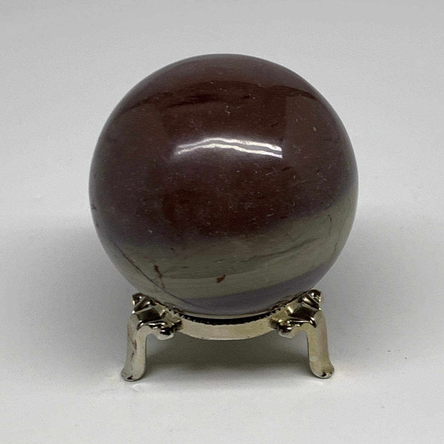 0.88 lbs, 2.5"(65mm) Red Jasper Sphere Gemstone,Healing Crystal, B29814