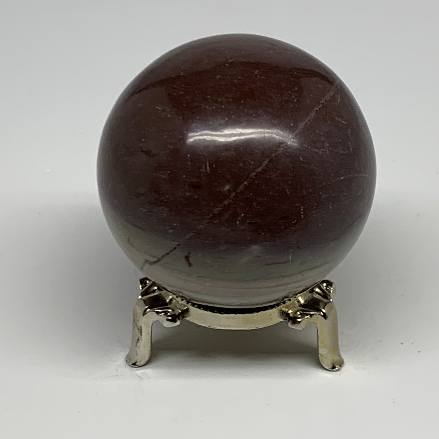 0.88 lbs, 2.5"(65mm) Red Jasper Sphere Gemstone,Healing Crystal, B29814