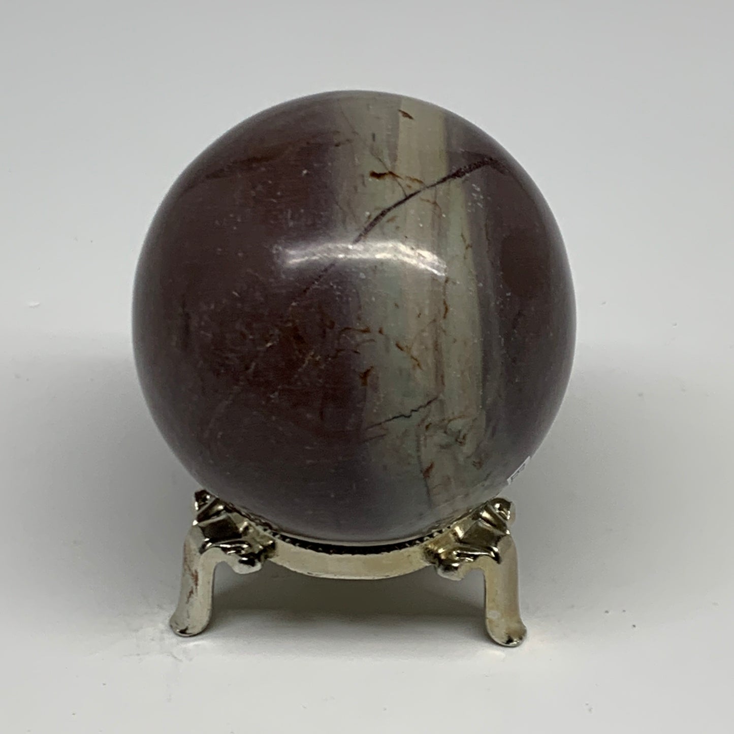 0.88 lbs, 2.5"(65mm) Red Jasper Sphere Gemstone,Healing Crystal, B29814