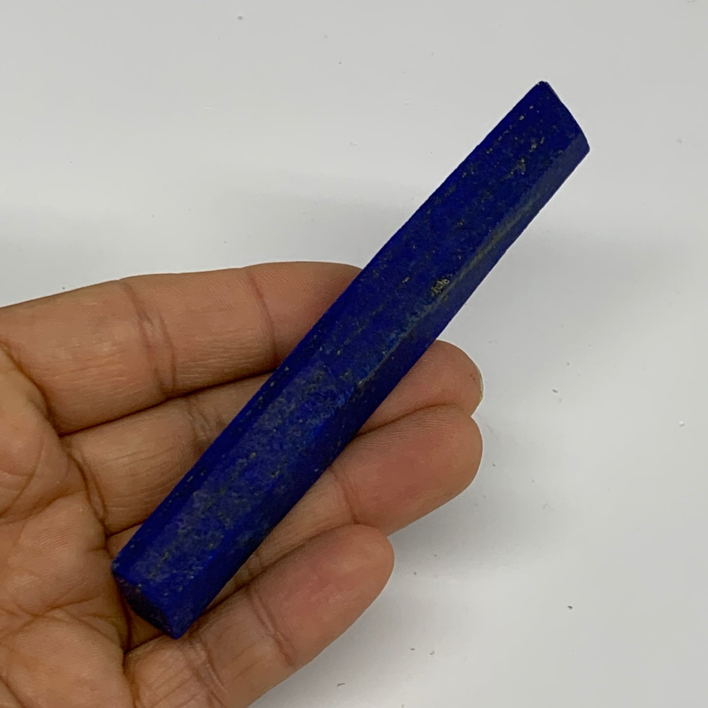 40.3g, 4.3"x0.6"x0.4", High Grade Natural Rough Lapis Lazuli @Afghanistan,B32672