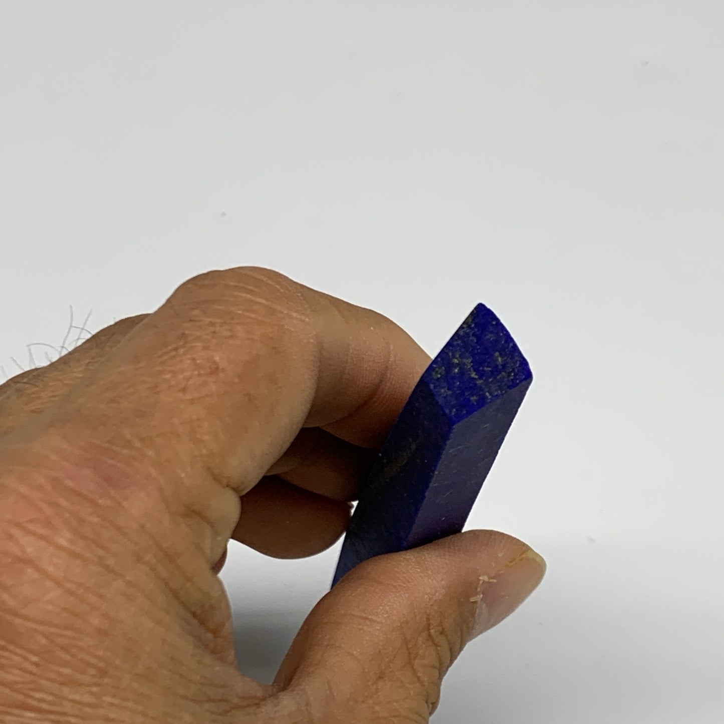 40.3g, 4.3"x0.6"x0.4", High Grade Natural Rough Lapis Lazuli @Afghanistan,B32672