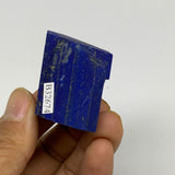 59.99g, 1.4"x1.4"x1", High Grade Natural Rough Lapis Lazuli @Afghanistan,B32674
