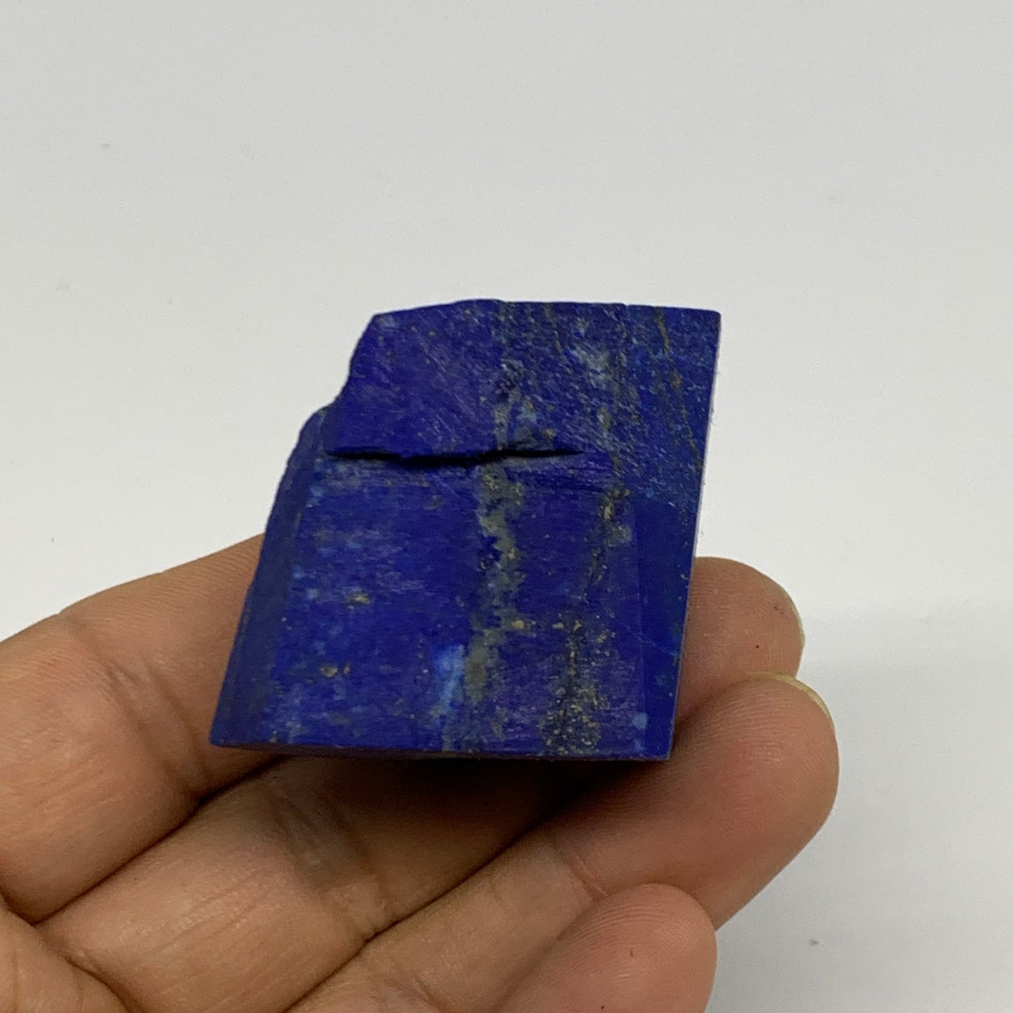 59.99g, 1.4"x1.4"x1", High Grade Natural Rough Lapis Lazuli @Afghanistan,B32674