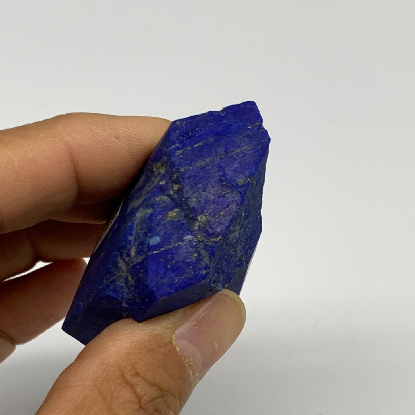 59.99g, 1.4"x1.4"x1", High Grade Natural Rough Lapis Lazuli @Afghanistan,B32674