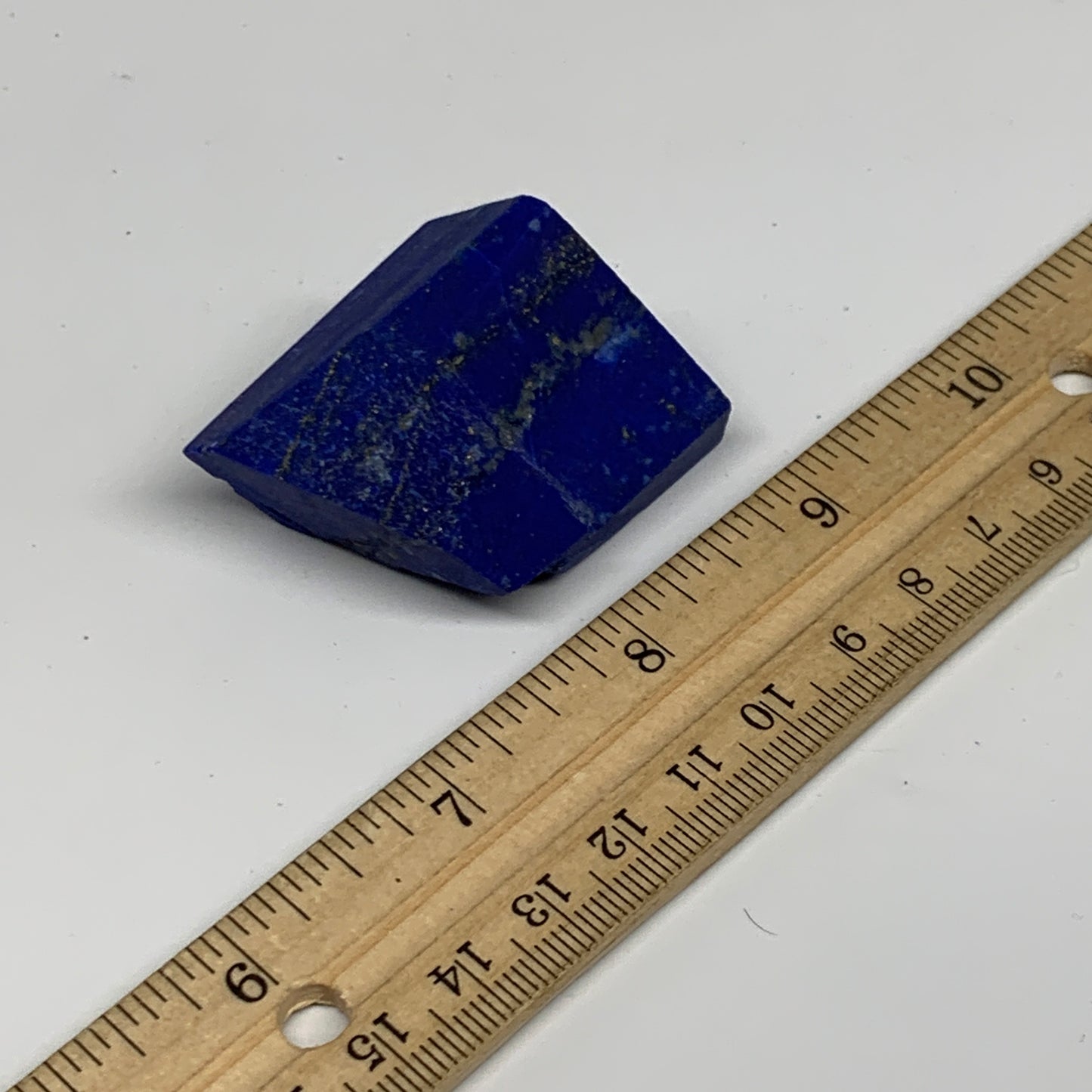 59.99g, 1.4"x1.4"x1", High Grade Natural Rough Lapis Lazuli @Afghanistan,B32674