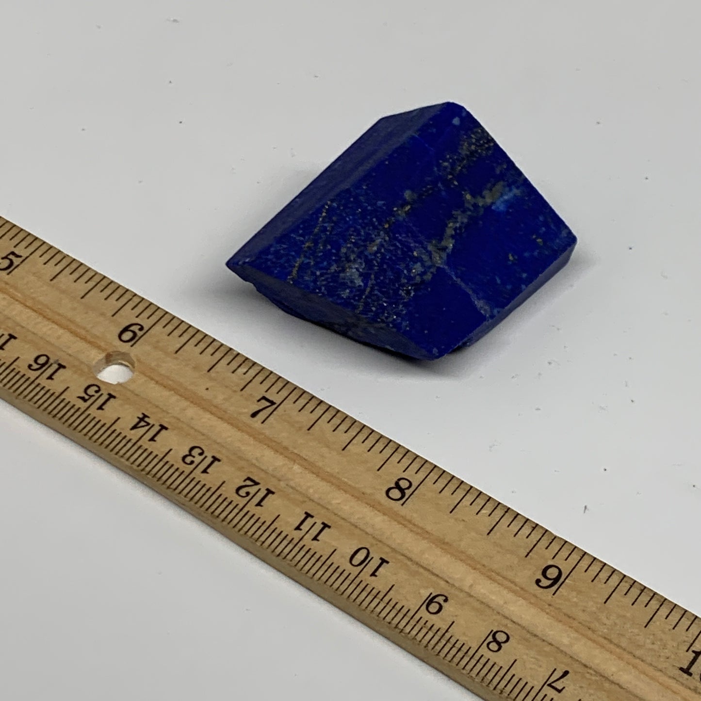 59.99g, 1.4"x1.4"x1", High Grade Natural Rough Lapis Lazuli @Afghanistan,B32674
