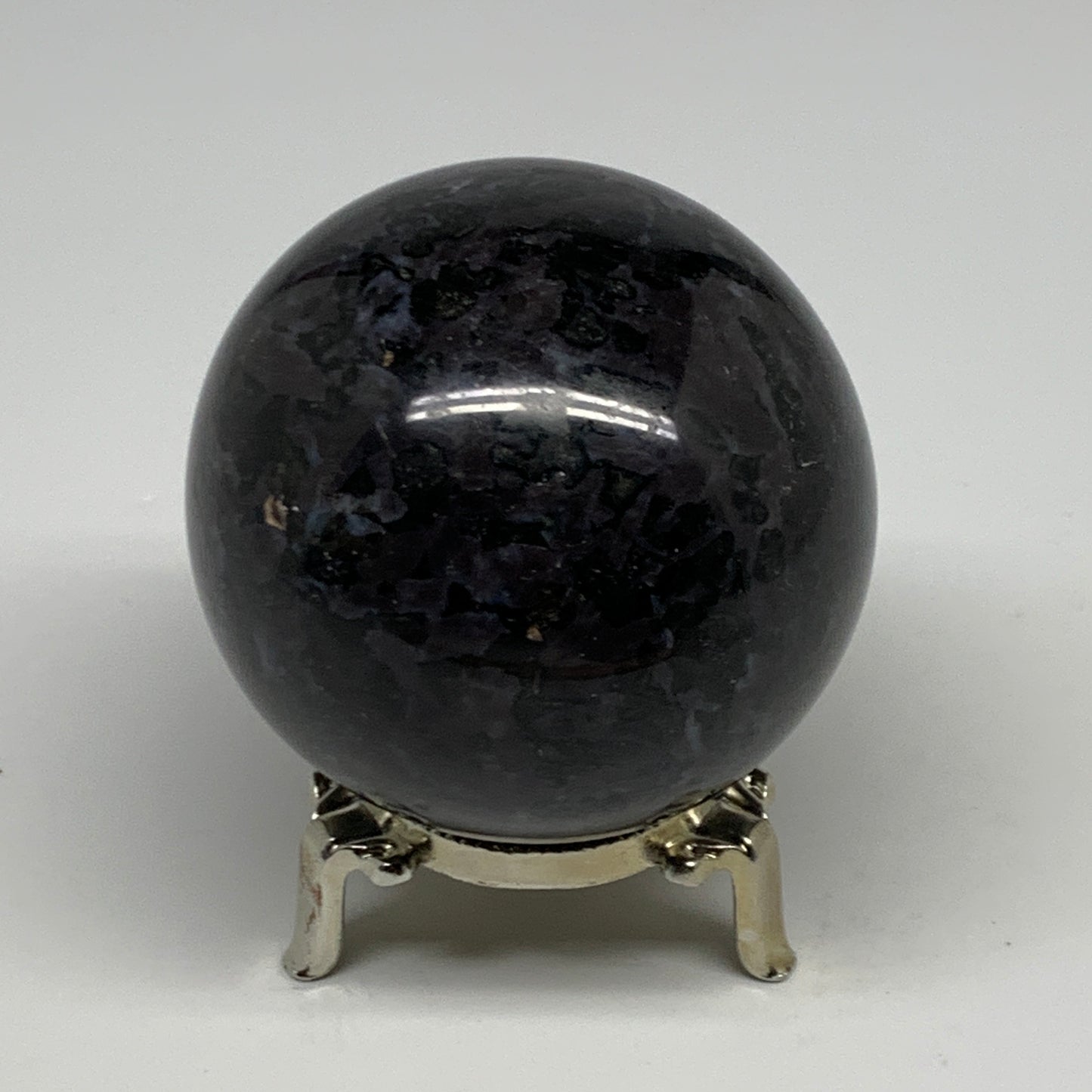 1.13 lbs, 2.7" (69mm) Indigo Gabbro Spheres Merlinite Gemstone, B29817