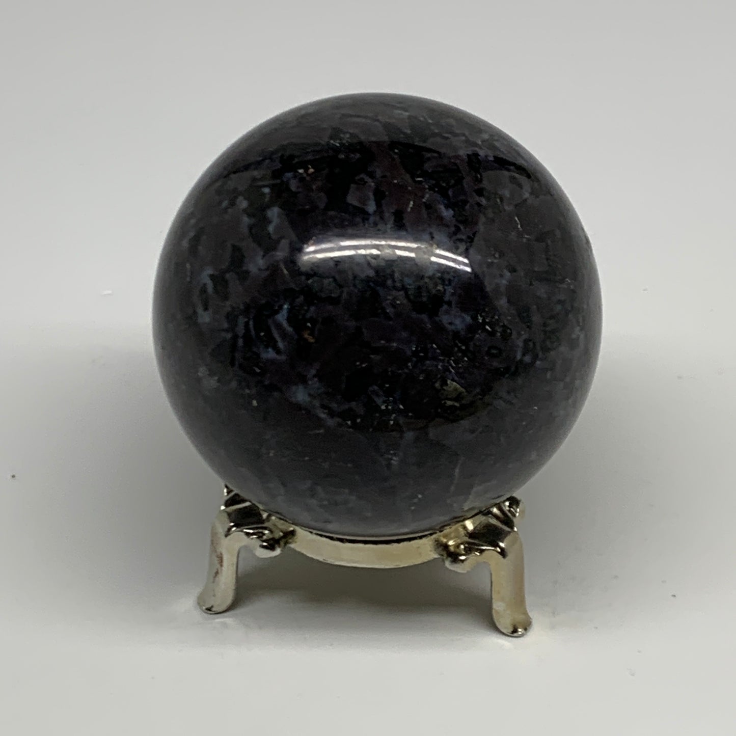 1.13 lbs, 2.7" (69mm) Indigo Gabbro Spheres Merlinite Gemstone, B29817