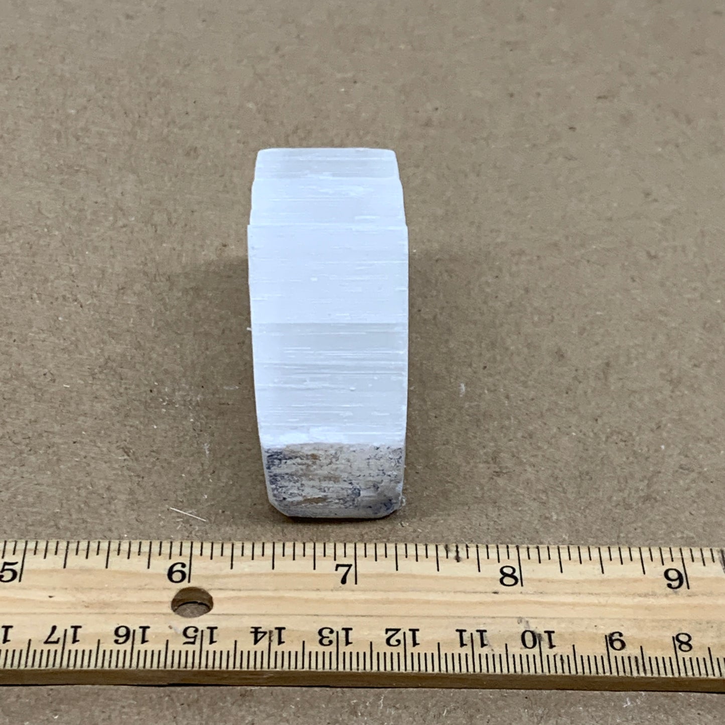 0.23 lbs, 2.6"x1.5"x1", Natural Clear Selenite Crystal Slab Gemstone, B36944