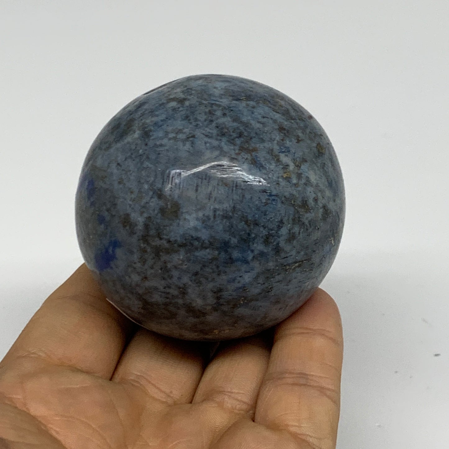 0.66 lbs, 2.3"(57mm), Lapis Lazuli Sphere Ball Gemstone @Afghanistan, B33346