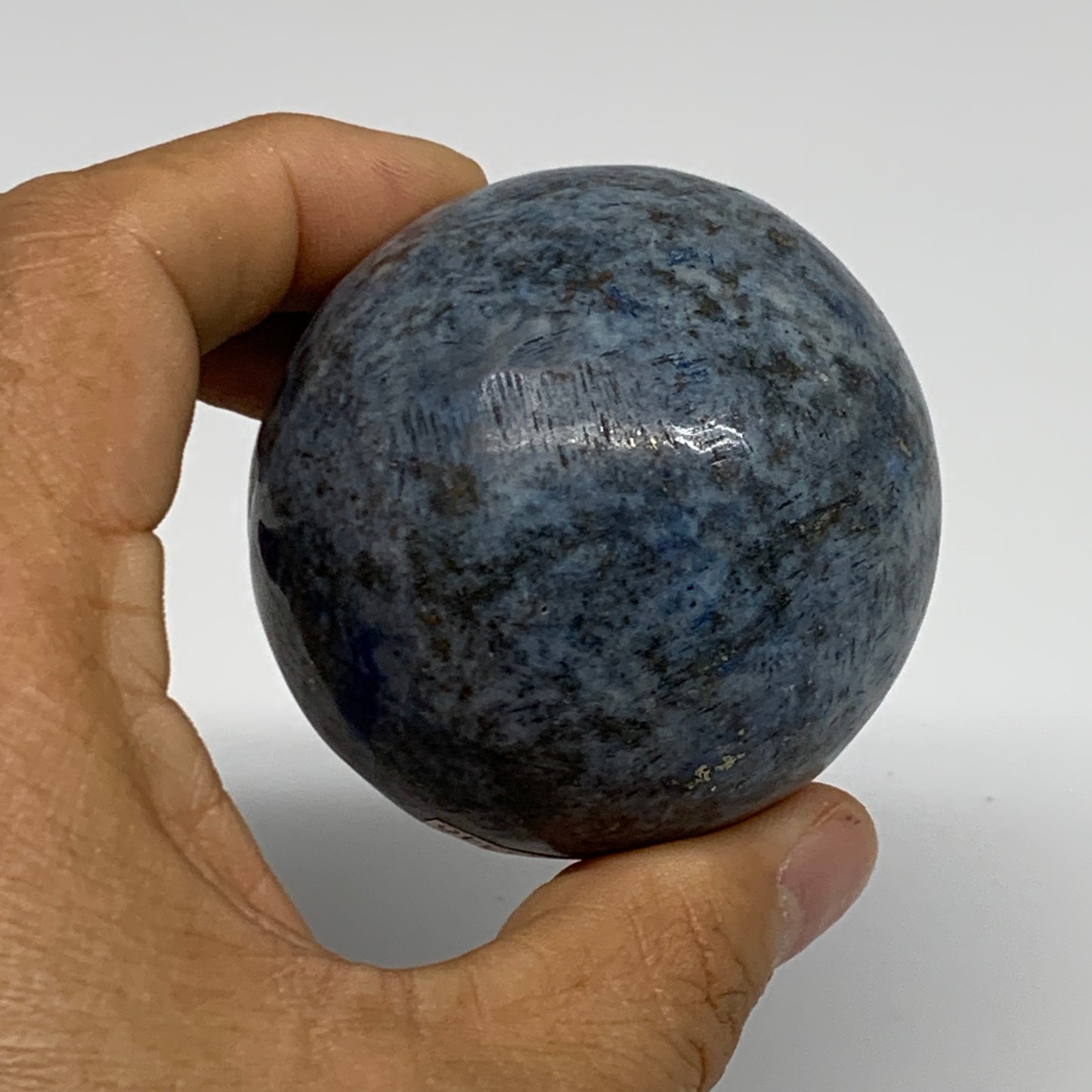 0.66 lbs, 2.3"(57mm), Lapis Lazuli Sphere Ball Gemstone @Afghanistan, B33346