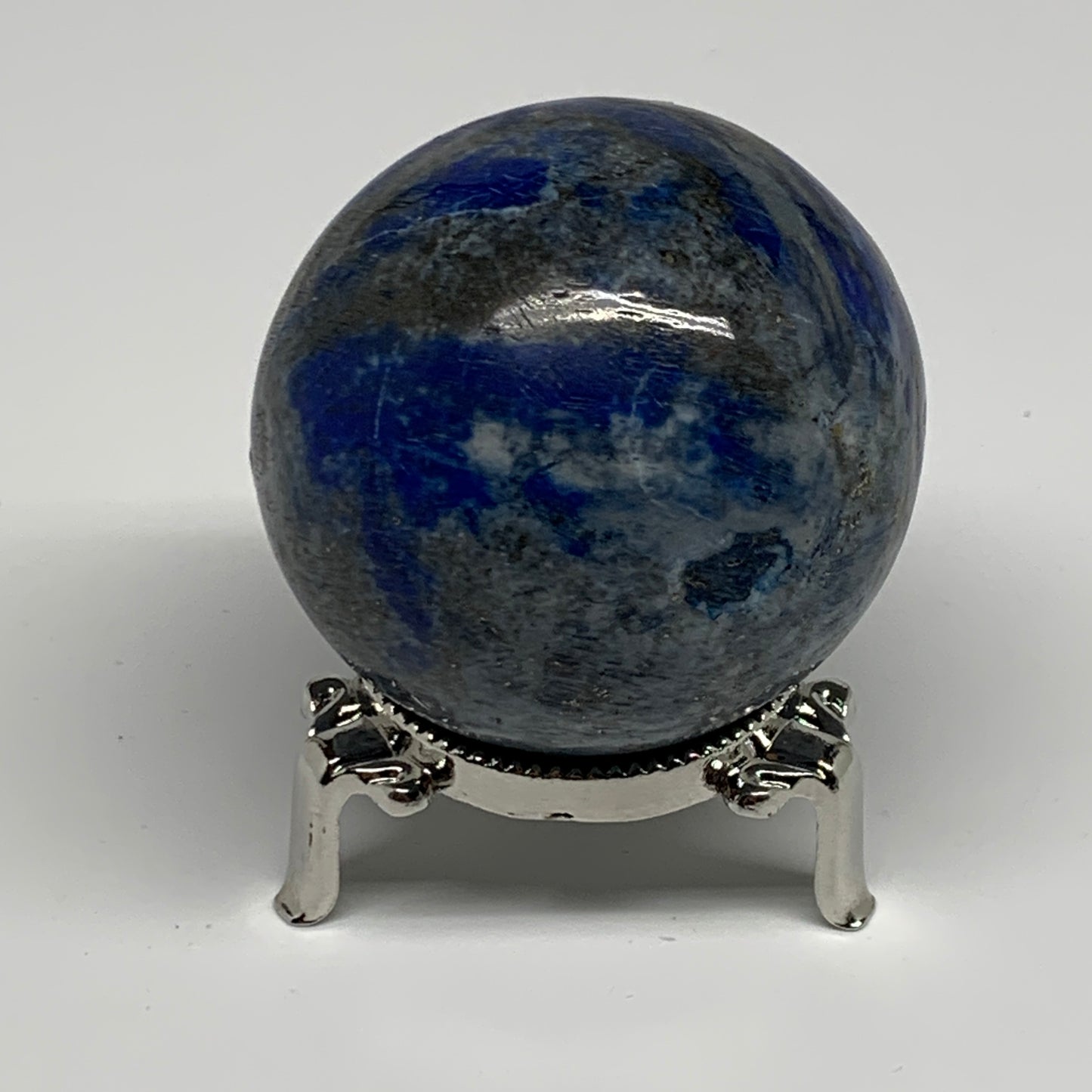 0.66 lbs, 2.3"(57mm), Lapis Lazuli Sphere Ball Gemstone @Afghanistan, B33346