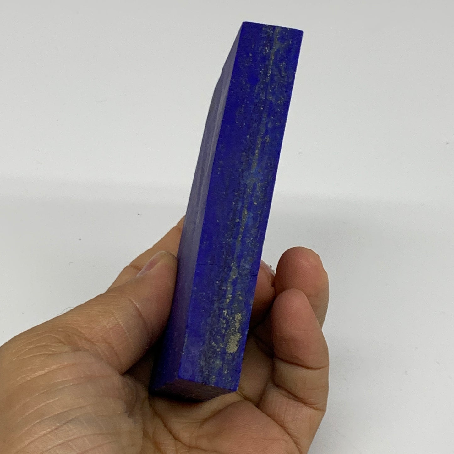 225.9g, 3.6"x2.3"x0.6", High Grade Natural Rough Lapis Lazuli @Afghanistan,B3267
