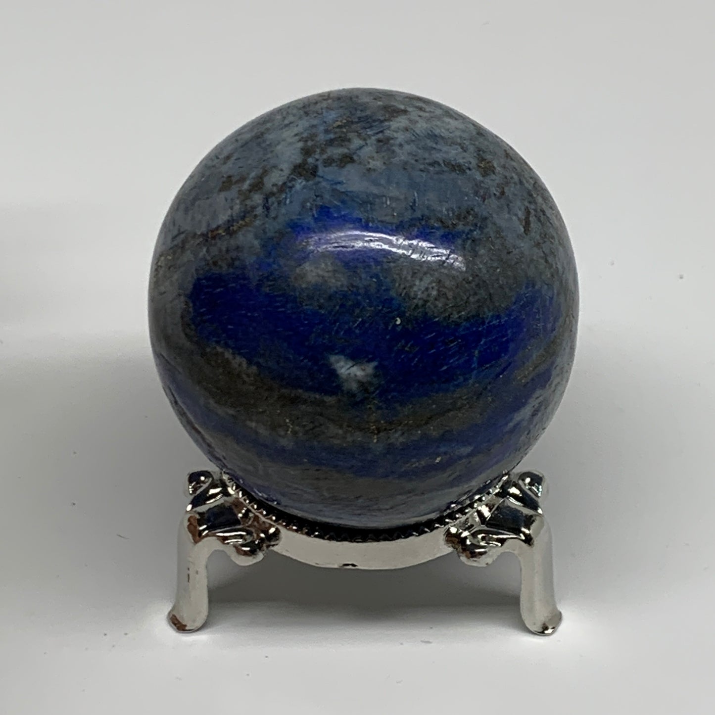 0.66 lbs, 2.3"(57mm), Lapis Lazuli Sphere Ball Gemstone @Afghanistan, B33346