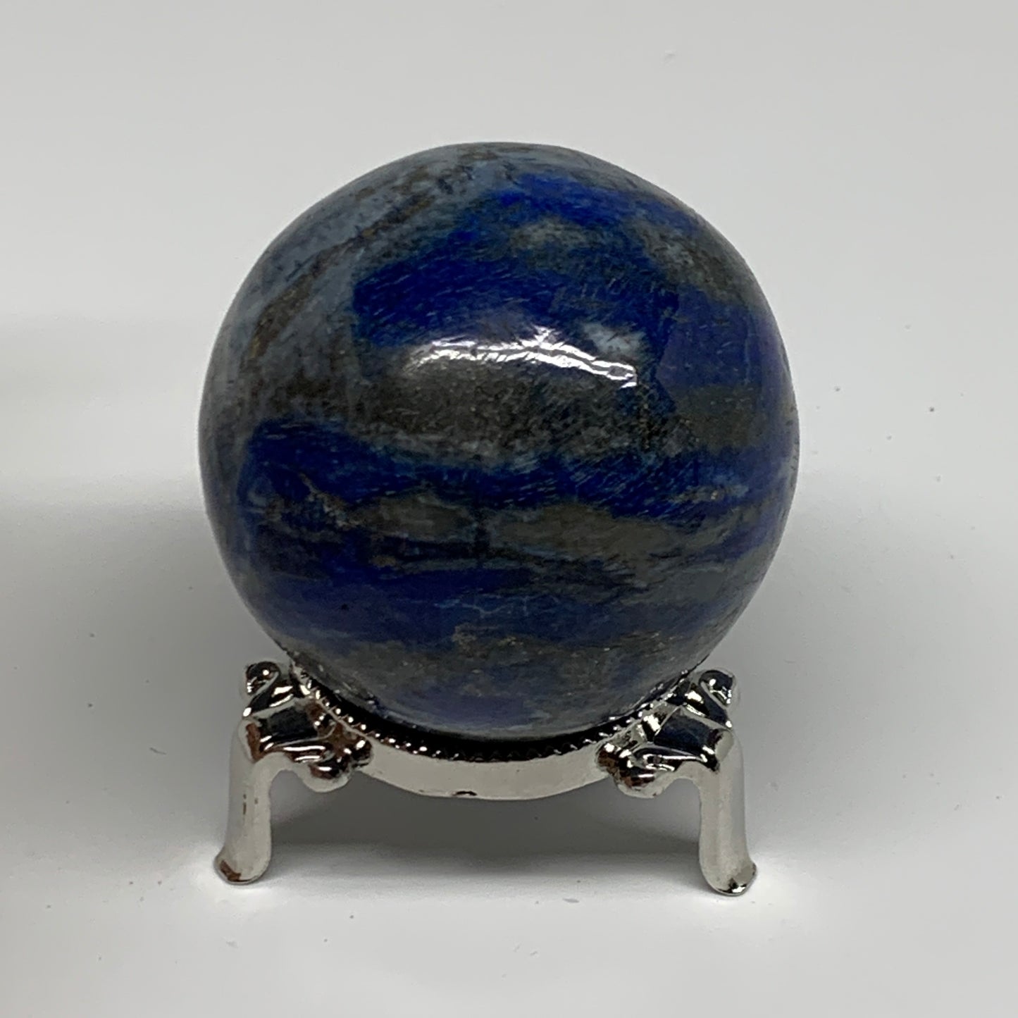 0.66 lbs, 2.3"(57mm), Lapis Lazuli Sphere Ball Gemstone @Afghanistan, B33346