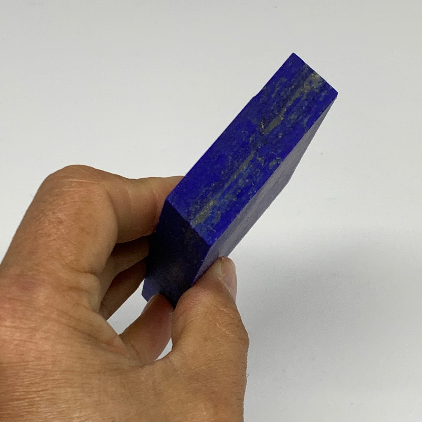 225.9g, 3.6"x2.3"x0.6", High Grade Natural Rough Lapis Lazuli @Afghanistan,B3267