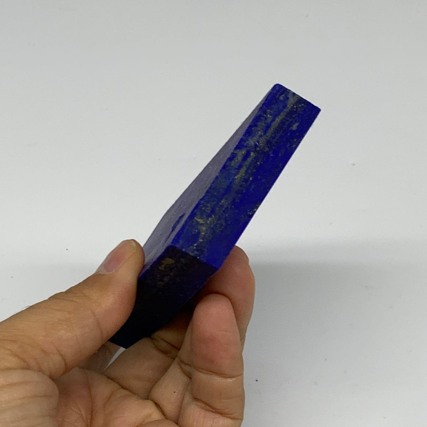 225.9g, 3.6"x2.3"x0.6", High Grade Natural Rough Lapis Lazuli @Afghanistan,B3267