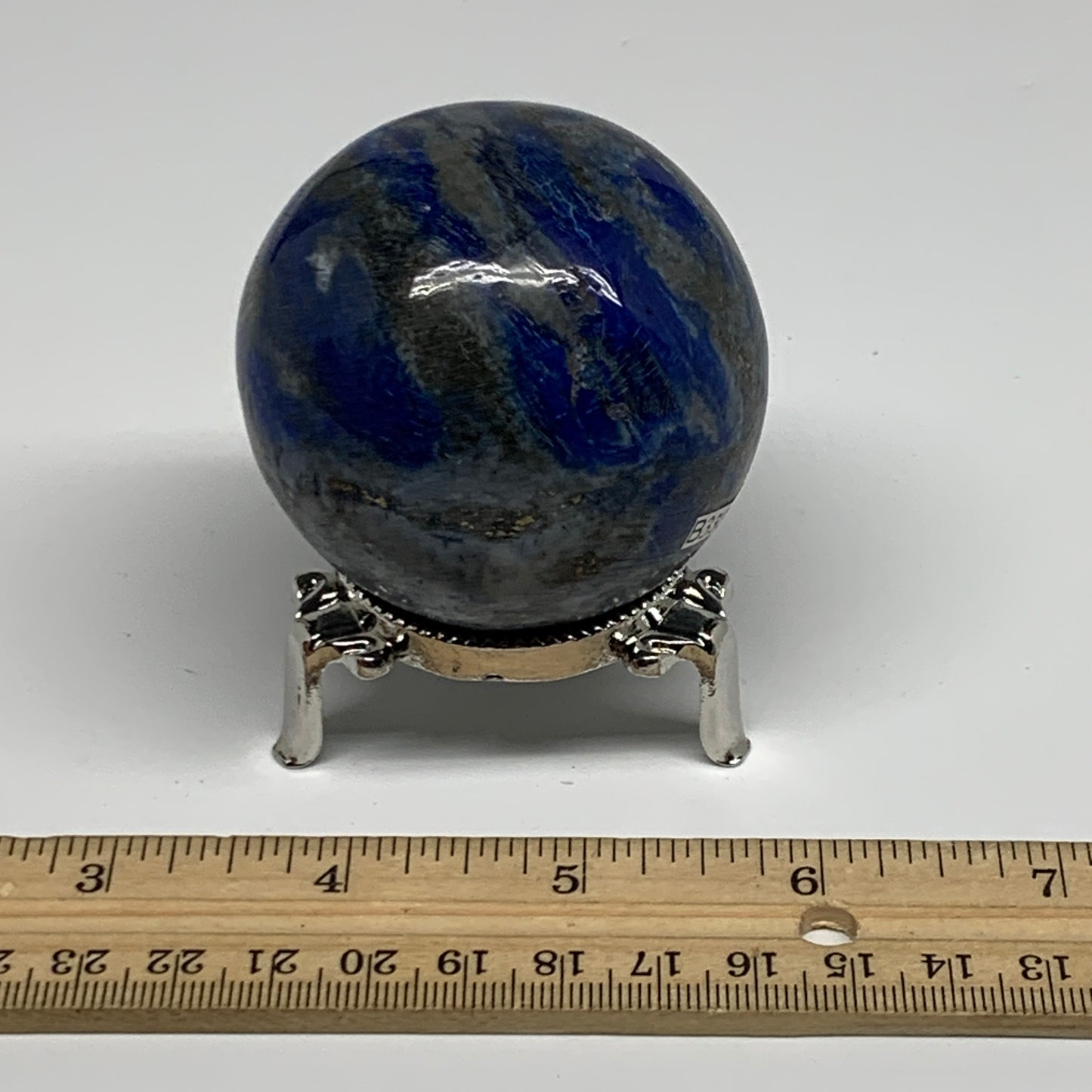 0.66 lbs, 2.3"(57mm), Lapis Lazuli Sphere Ball Gemstone @Afghanistan, B33346