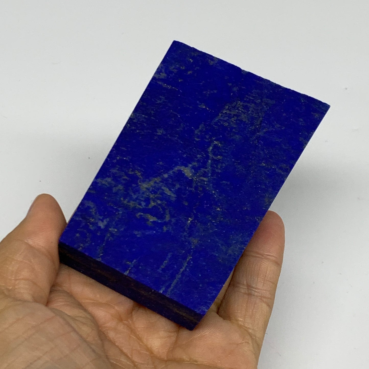 225.9g, 3.6"x2.3"x0.6", High Grade Natural Rough Lapis Lazuli @Afghanistan,B3267