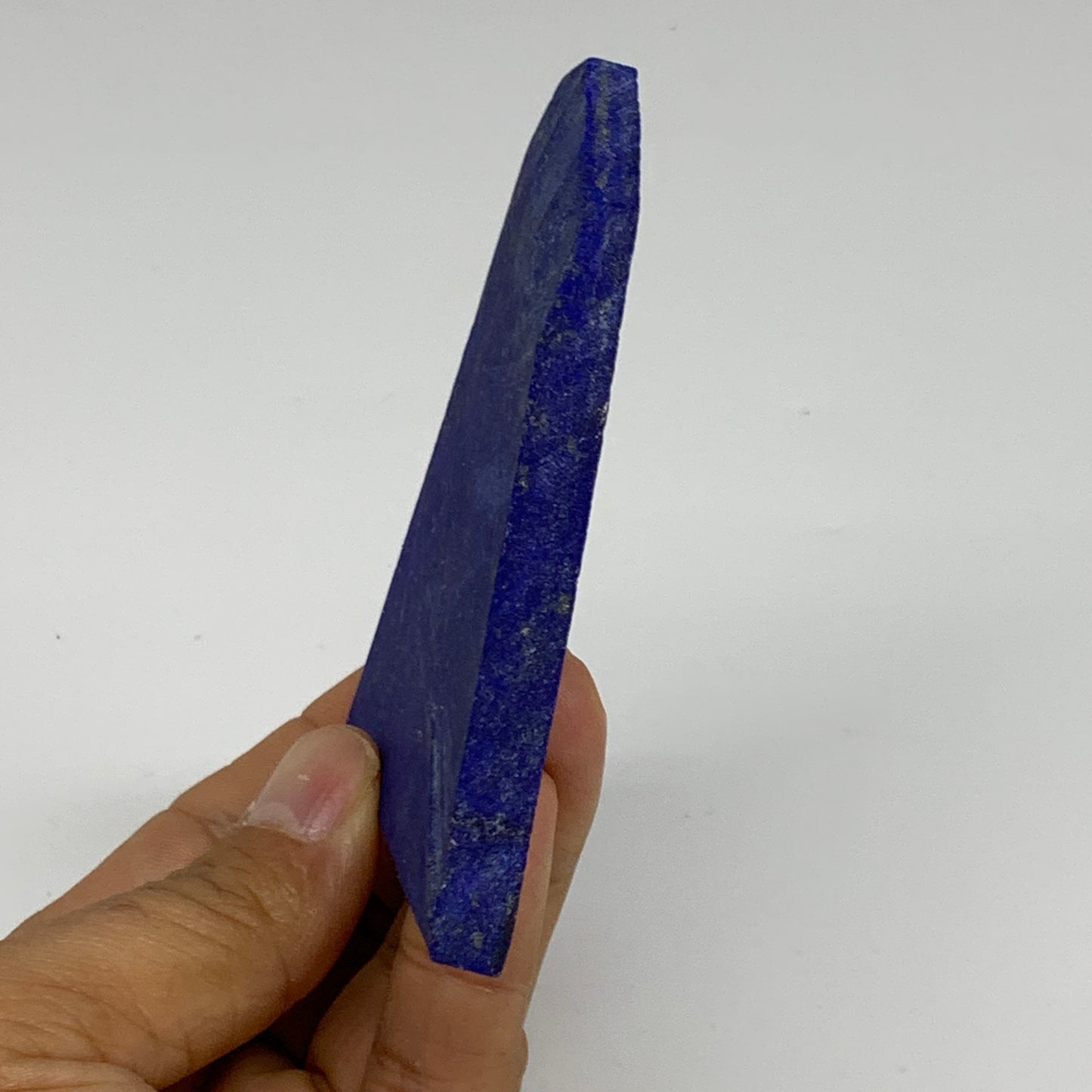 84.1g, 3.3"x3.1"x0.2", High Grade Natural Rough Lapis Lazuli @Afghanistan,B32679