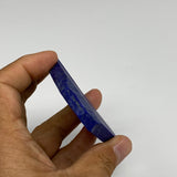 84.1g, 3.3"x3.1"x0.2", High Grade Natural Rough Lapis Lazuli @Afghanistan,B32679