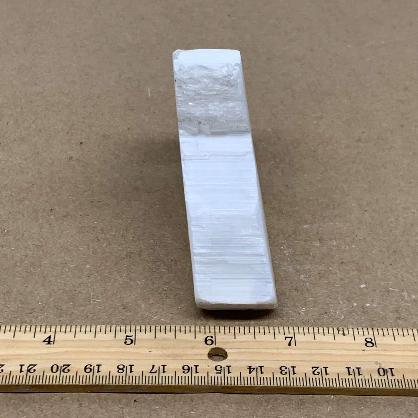 0.54 lbs, 3.8"x2.9"x1", Natural Clear Selenite Crystal Slab Gemstone, B36948