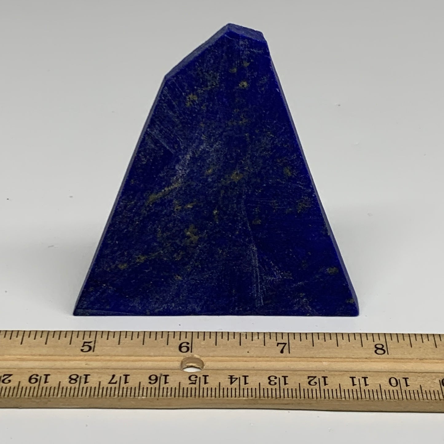 84.1g, 3.3"x3.1"x0.2", High Grade Natural Rough Lapis Lazuli @Afghanistan,B32679