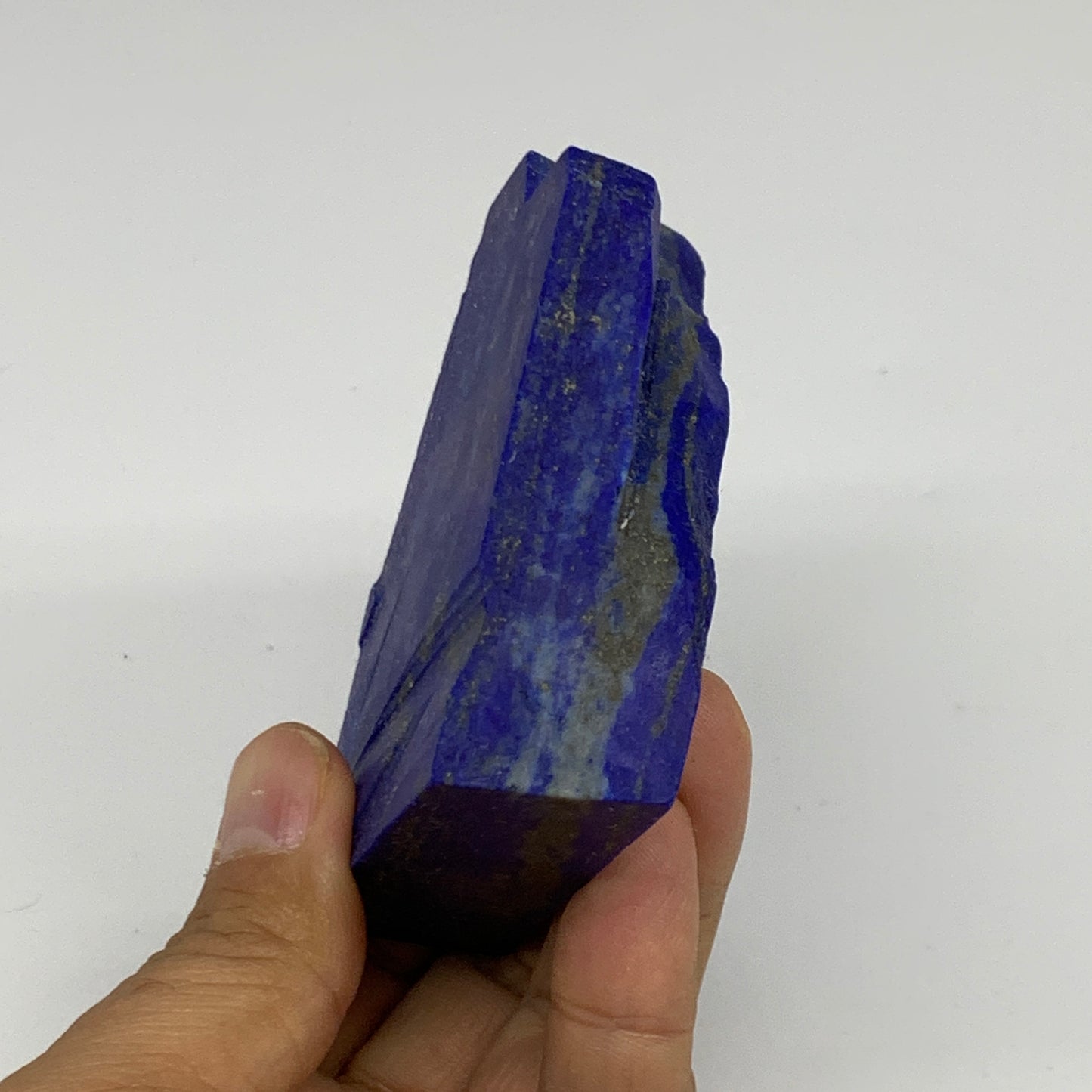 276.7g, 3"x2.8"x1", High Grade Natural Rough Lapis Lazuli @Afghanistan,B32680