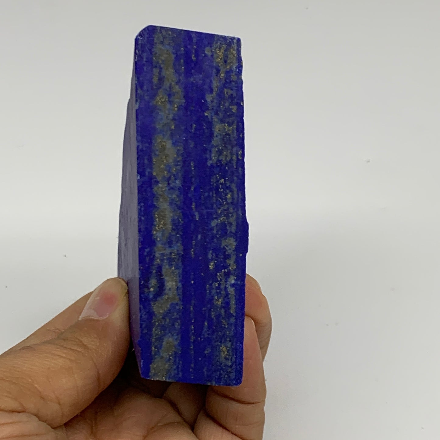 276.7g, 3"x2.8"x1", High Grade Natural Rough Lapis Lazuli @Afghanistan,B32680