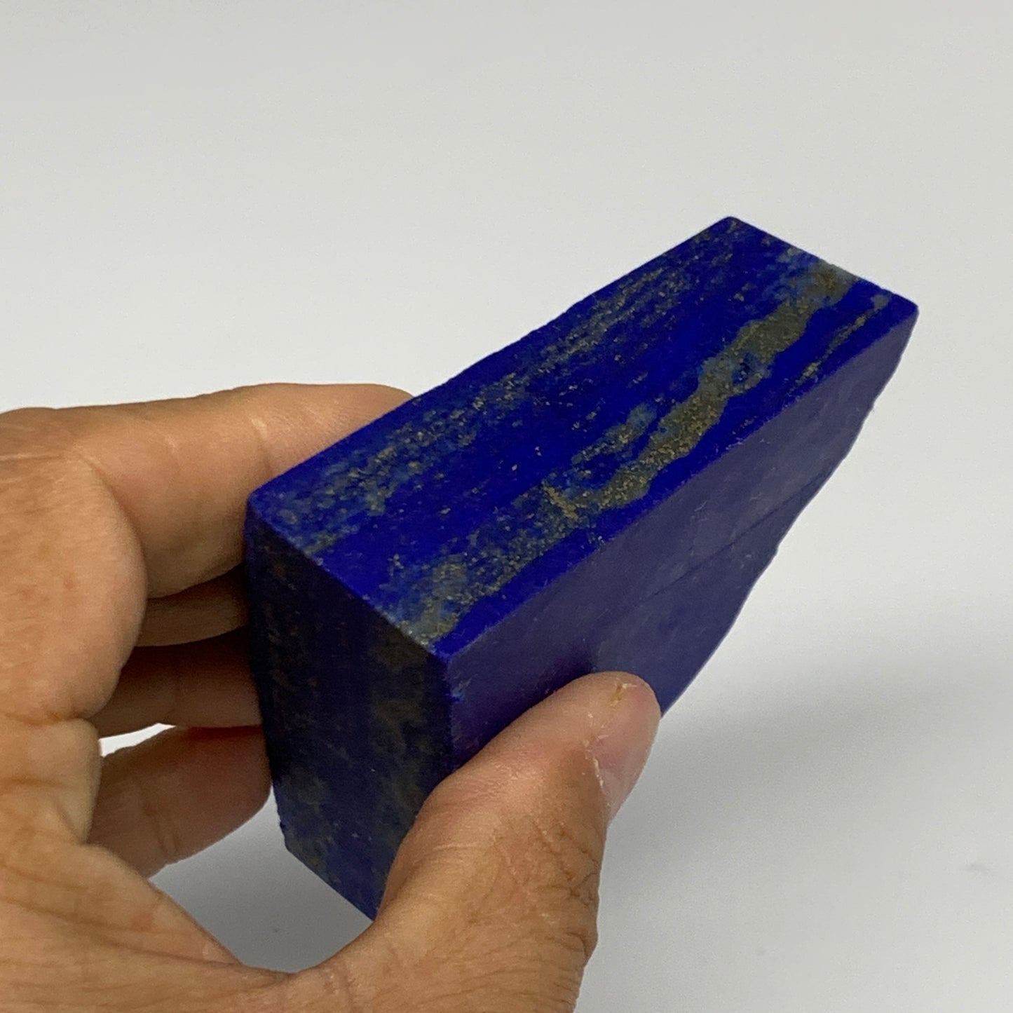 276.7g, 3"x2.8"x1", High Grade Natural Rough Lapis Lazuli @Afghanistan,B32680