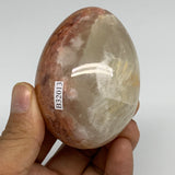 266g, 2.8"x2" Natural Green Onyx Egg Gemstone Mineral, from Pakistan, B32013