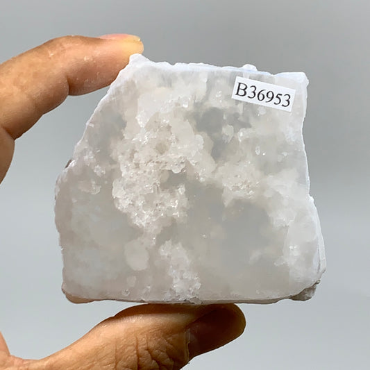 0.33 lbs, 2.4"x2.3"x0.9", Natural Clear Selenite Crystal Slab Gemstone, B36953