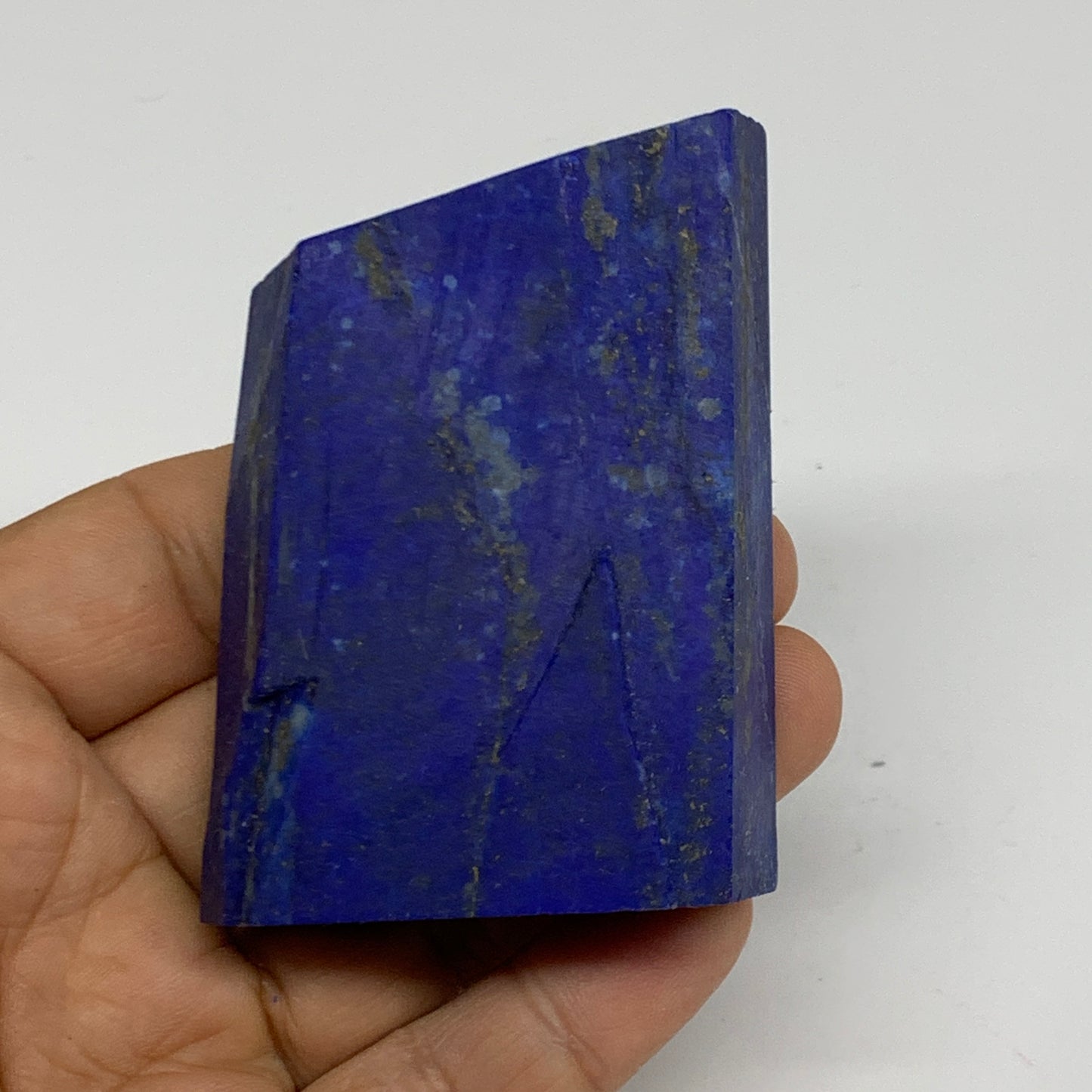 161.2g, 2.6"x1.9"x0.8", High Grade Natural Rough Lapis Lazuli @Afghanistan,B3268