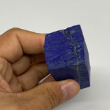 137.6g, 2.6"x1.1"x1", High Grade Natural Rough Lapis Lazuli @Afghanistan,B32685