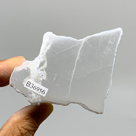 0.31 lbs, 2.4"x2.2"x1.1", Natural Clear Selenite Crystal Slab Gemstone, B36956