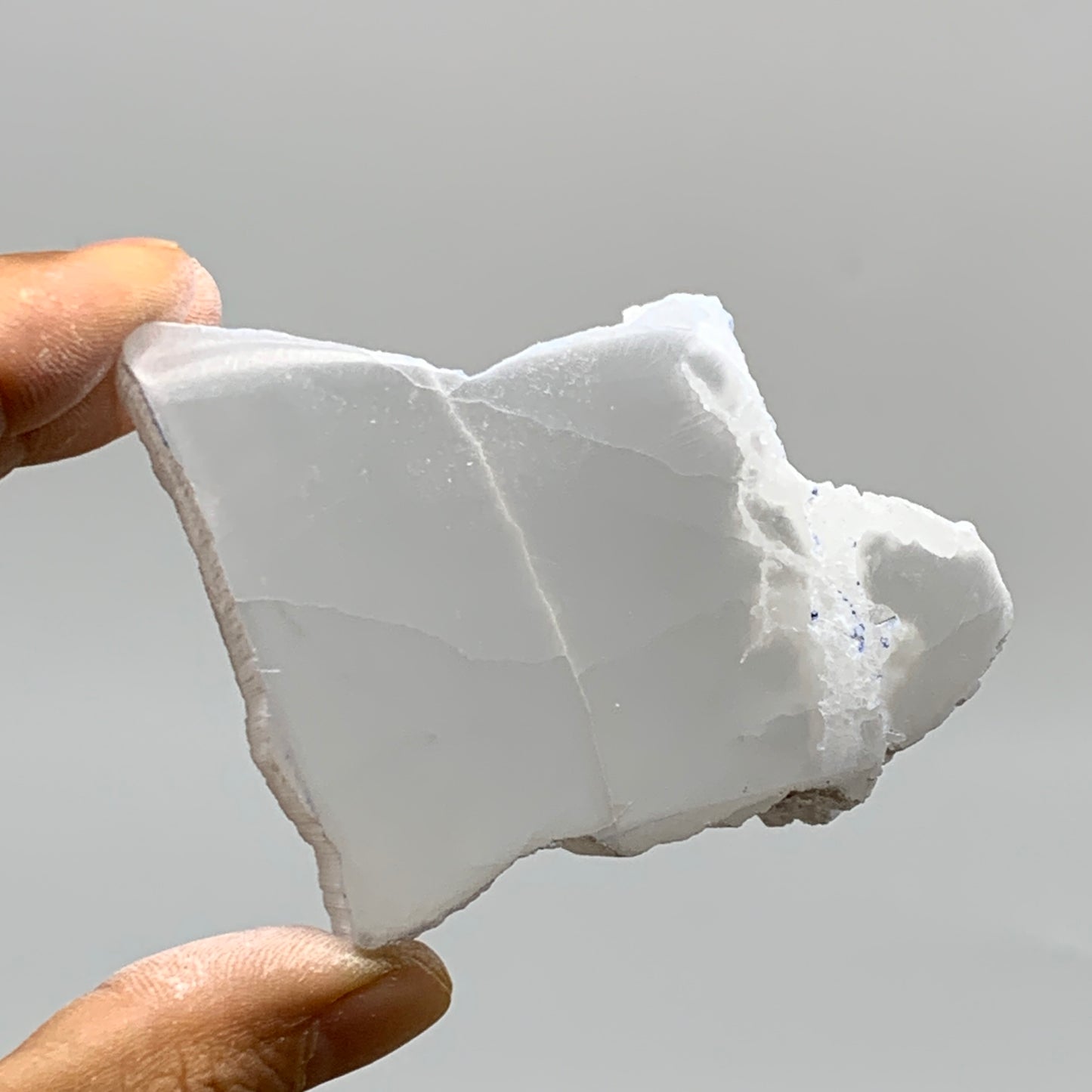 0.31 lbs, 2.4"x2.2"x1.1", Natural Clear Selenite Crystal Slab Gemstone, B36956