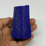 214.3g, 3.3"x1.8"x0.9", High Grade Natural Rough Lapis Lazuli @Afghanistan,B3268